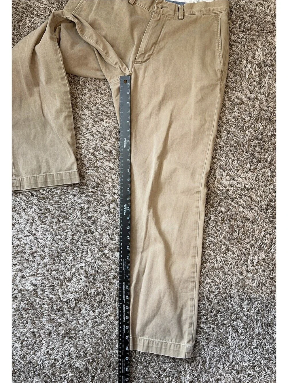 Polo Ralph Lauren Chino Pants Men's Size 32x30 Beige Classic Twill Straight Pony